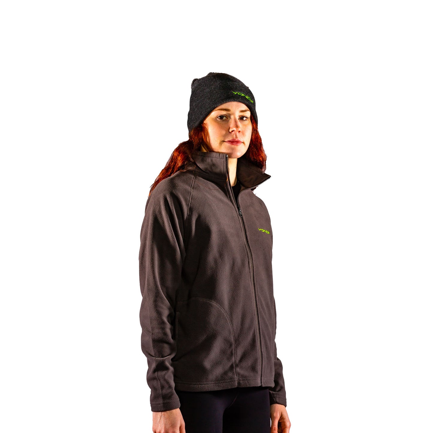 Beanie and microfleece female grey3