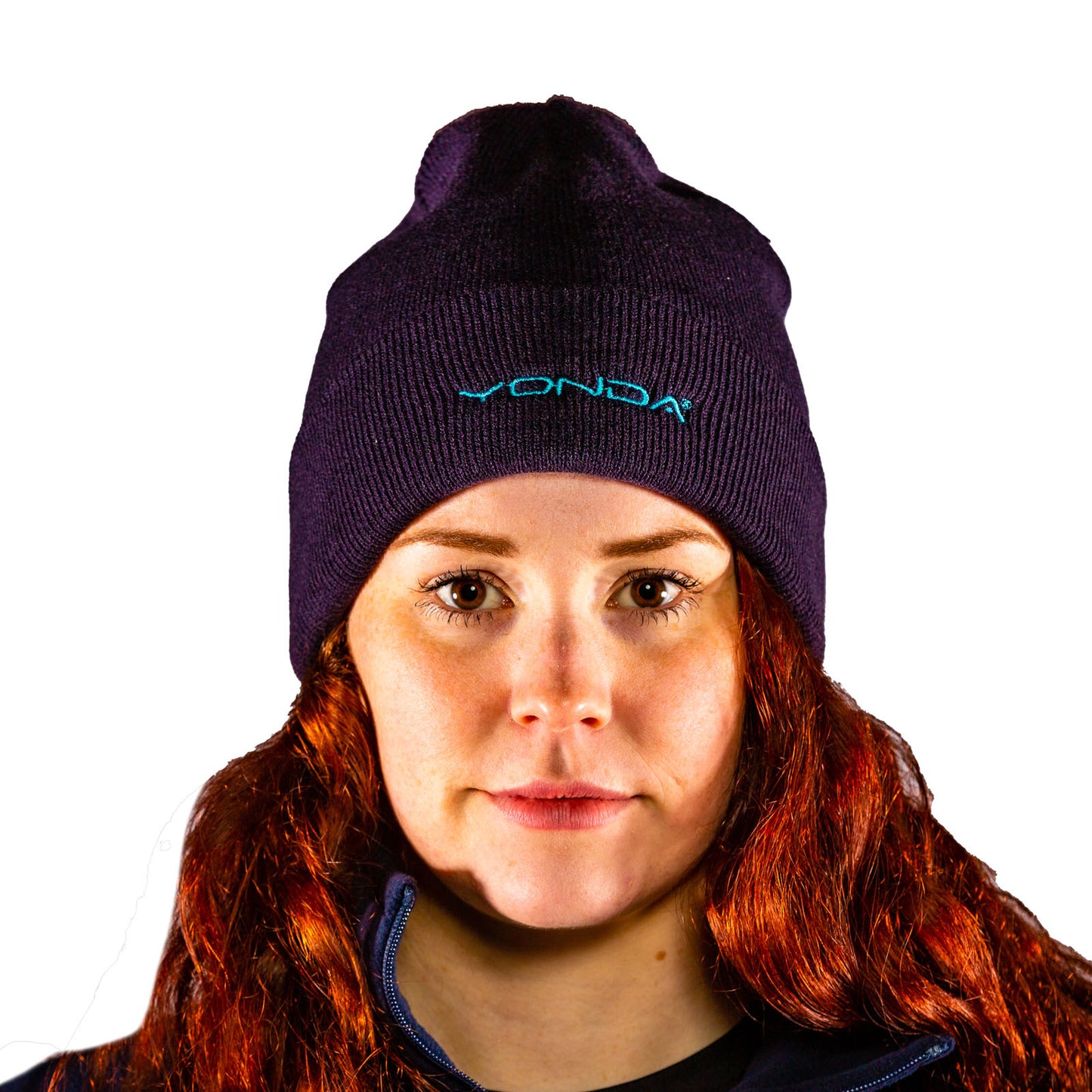 Beanie female navy