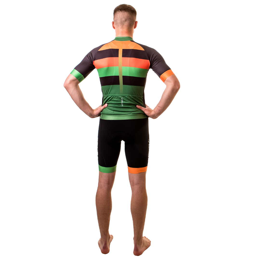 Men's cycle jersey green